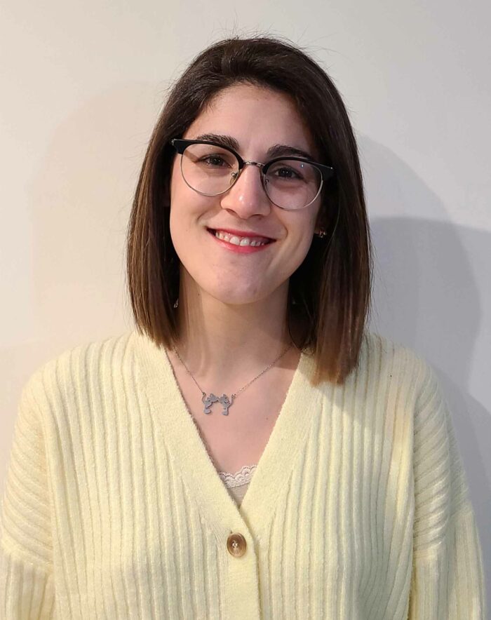 Carol Moreno, voluntaria.